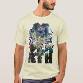Donkerblauwe lucht t-shirt (Voorkant)
