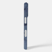 Donkerblauwe marmer Case-Mate iPhone case (Achterkant / Rechts)