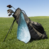 Donkerblauwe oceaangolven golfhanddoek (Groen)