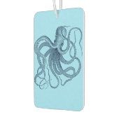Donkerblauwe octopus illustratie nautisch ontwerp luchtverfrisser (Links)