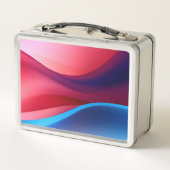 Donkerblauwe paarse abstracte school (Achterkant)