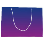 Donkerblauwe & Paarse Ombre Groot Cadeauzakje (Achterkant)