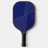 Donkerblauwe Pickleball Paddle Gepersonaliseerd me (Achterkant)