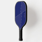 Donkerblauwe Pickleball Paddle Gepersonaliseerd me (Links)