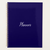 donkerblauwe planner (Voorkant)
