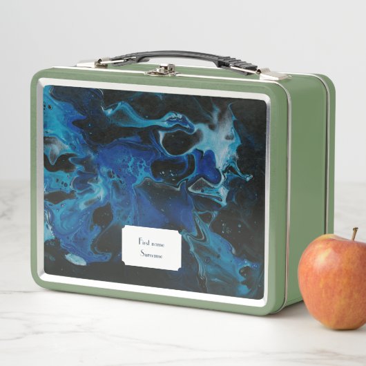 Donkerblauwe psychedelische vloeistof (In situ)