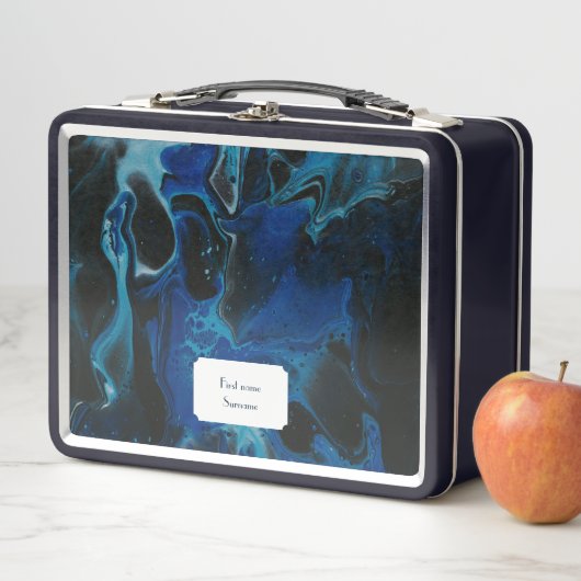 Donkerblauwe psychedelische vloeistof (In situ)