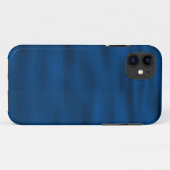 Donkerblauwe rimpels Case-Mate iPhone case (Achterkant (horizontaal))