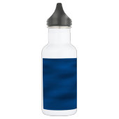 Donkerblauwe rimpels waterfles (Links)