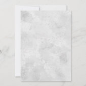 Donkerblauwe roze rode Floral Christelijk huwelijk Kaart (Achterkant)