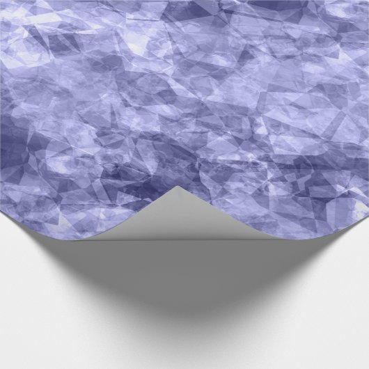 Donkerblauwe ruw textiel cadeaupapier (Hoek)