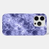 Donkerblauwe ruw textiel Case-Mate iPhone case (Achterkant (horizontaal))