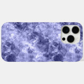Donkerblauwe ruw textiel Case-Mate iPhone case (Achterkant (horizontaal))