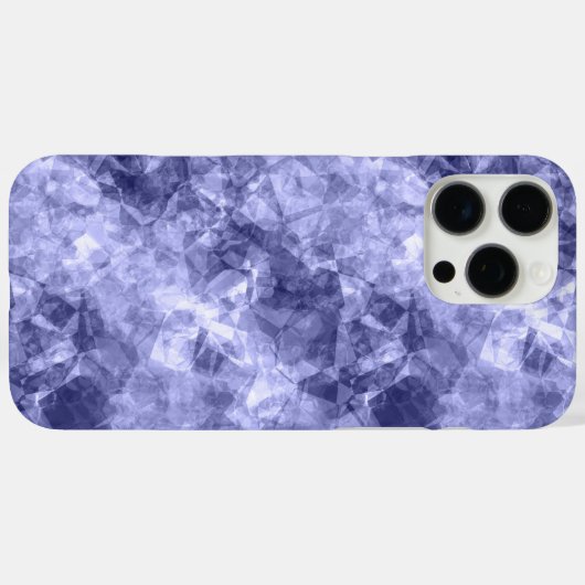 Donkerblauwe ruw textiel Case-Mate iPhone case (Achterkant (horizontaal))