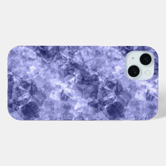 Donkerblauwe ruw textiel Case-Mate iPhone case (Achterkant (horizontaal))