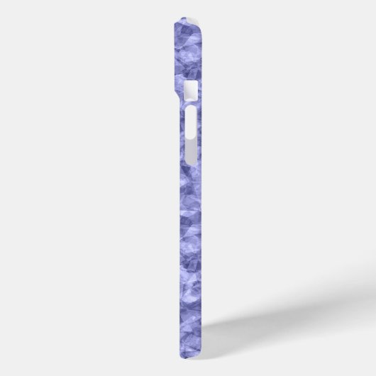 Donkerblauwe ruw textiel Case-Mate iPhone case (Achterkant / Links)