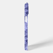 Donkerblauwe ruw textiel Case-Mate iPhone case (Achterkant / Rechts)