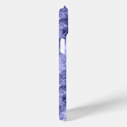 Donkerblauwe ruw textiel Case-Mate iPhone case (Achterkant / Rechts)