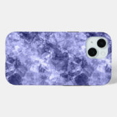 Donkerblauwe ruw textiel Case-Mate iPhone case (Achterkant (horizontaal))