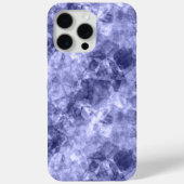 Donkerblauwe ruw textiel Case-Mate iPhone case (Achterkant)