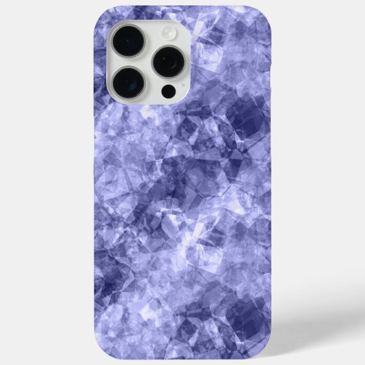 Donkerblauwe ruw textiel Case-Mate iPhone case (Achterkant)
