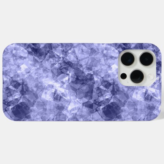 Donkerblauwe ruw textiel Case-Mate iPhone case (Achterkant (horizontaal))