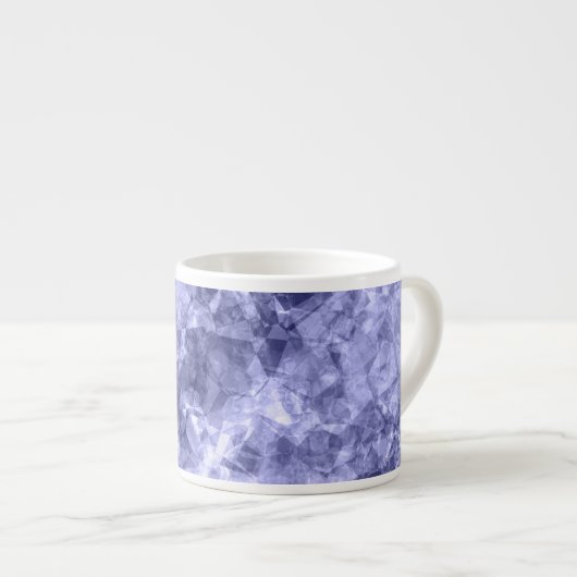Donkerblauwe ruw textiel espresso kop (Voorkant rechts)