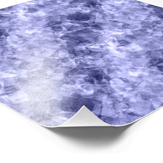 Donkerblauwe ruw textiel foto afdruk (Hoek)