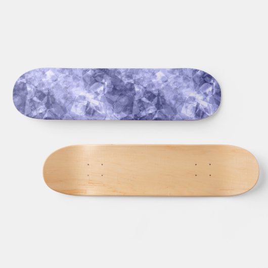 Donkerblauwe ruw textiel persoonlijk skateboard (Horizontaal)