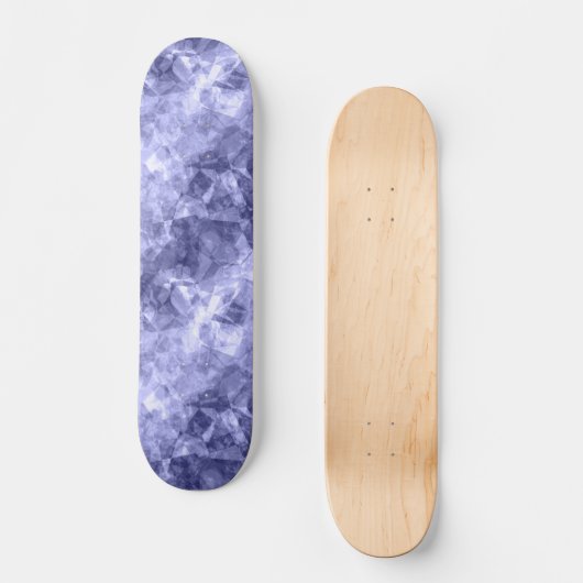 Donkerblauwe ruw textiel persoonlijk skateboard (Voorkant)