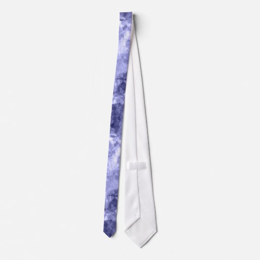 Donkerblauwe ruw textiel stropdas (Achterkant)