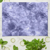 Donkerblauwe ruw textiel theedoek (Gevouwen)