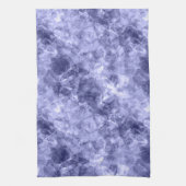 Donkerblauwe ruw textiel theedoek (Verticaal)