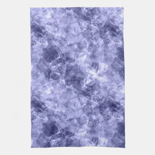 Donkerblauwe ruw textiel theedoek (Verticaal)