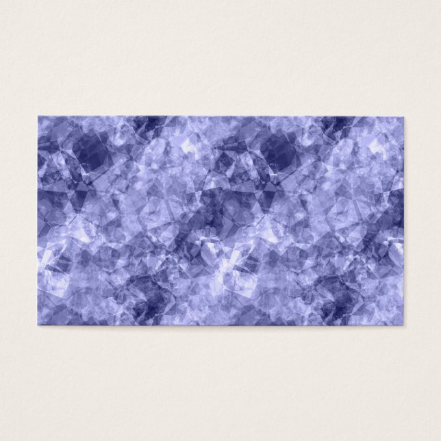 Donkerblauwe ruw textiel visitekaartjes (Voorkant)