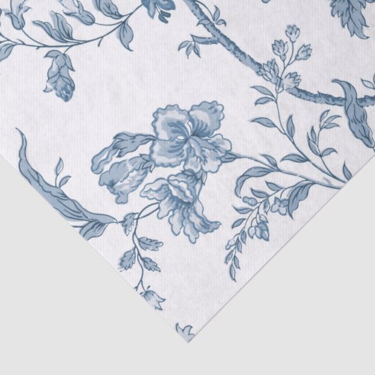 Donkerblauwe sinaasappels  botanische ontkoppeling tissuepapier (Detail)