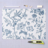 Donkerblauwe sinaasappels  botanische ontkoppeling tissuepapier (Craft)