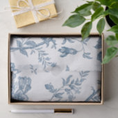 Donkerblauwe sinaasappels  botanische ontkoppeling tissuepapier (Geschenk)