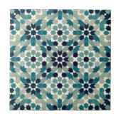 donkerblauwe tegels van afbeelding tegeltje (Voorkant)