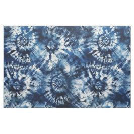 Donkerblauwe Tie-Dye Stof