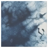 Donkerblauwe Tie-Dye Stof (Close Up)