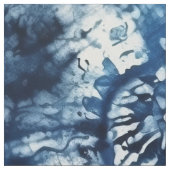 Donkerblauwe Tie-Dye Stof (Swatch)