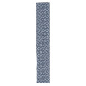 Donkerblauwe Touwpatroon Tafelloper (Voorkant)