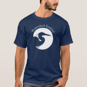 Donkerblauwe unisex T-shirt (Voorkant)