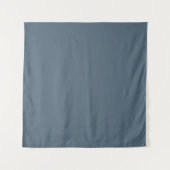 Donkerblauwe, vaste kleur wandkleed (Voorkant (horizontaal))