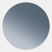  donkerblauwe verloopSticker Ronde Sticker (Voorkant)