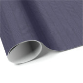 Donkerblauwe visgraat patroon inpakpapier Roll (Rol Hoek)