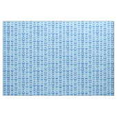 Donkerblauwe vlinders, hemelsblauwe achtergrond stof (Yard (91,4 cm))