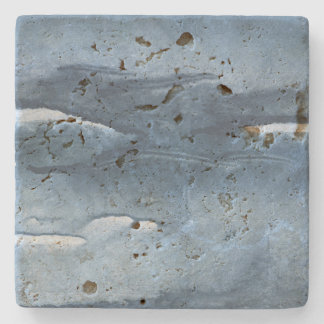 Donkerblauwe waterverf stenen onderzetter