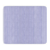 Donkerblauwe witte pap snijplank (Voorkant)
